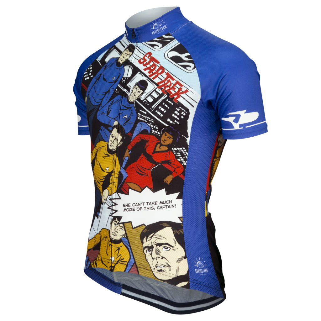 Star Trek Galaxy Pop Men's Cycling Jersey (Small)