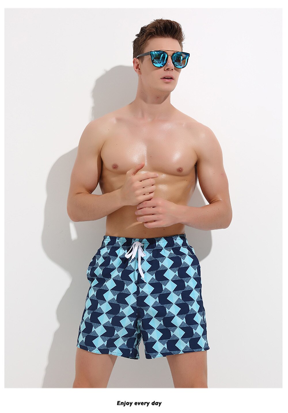 Blue Diamonds Men's Swim Shorts