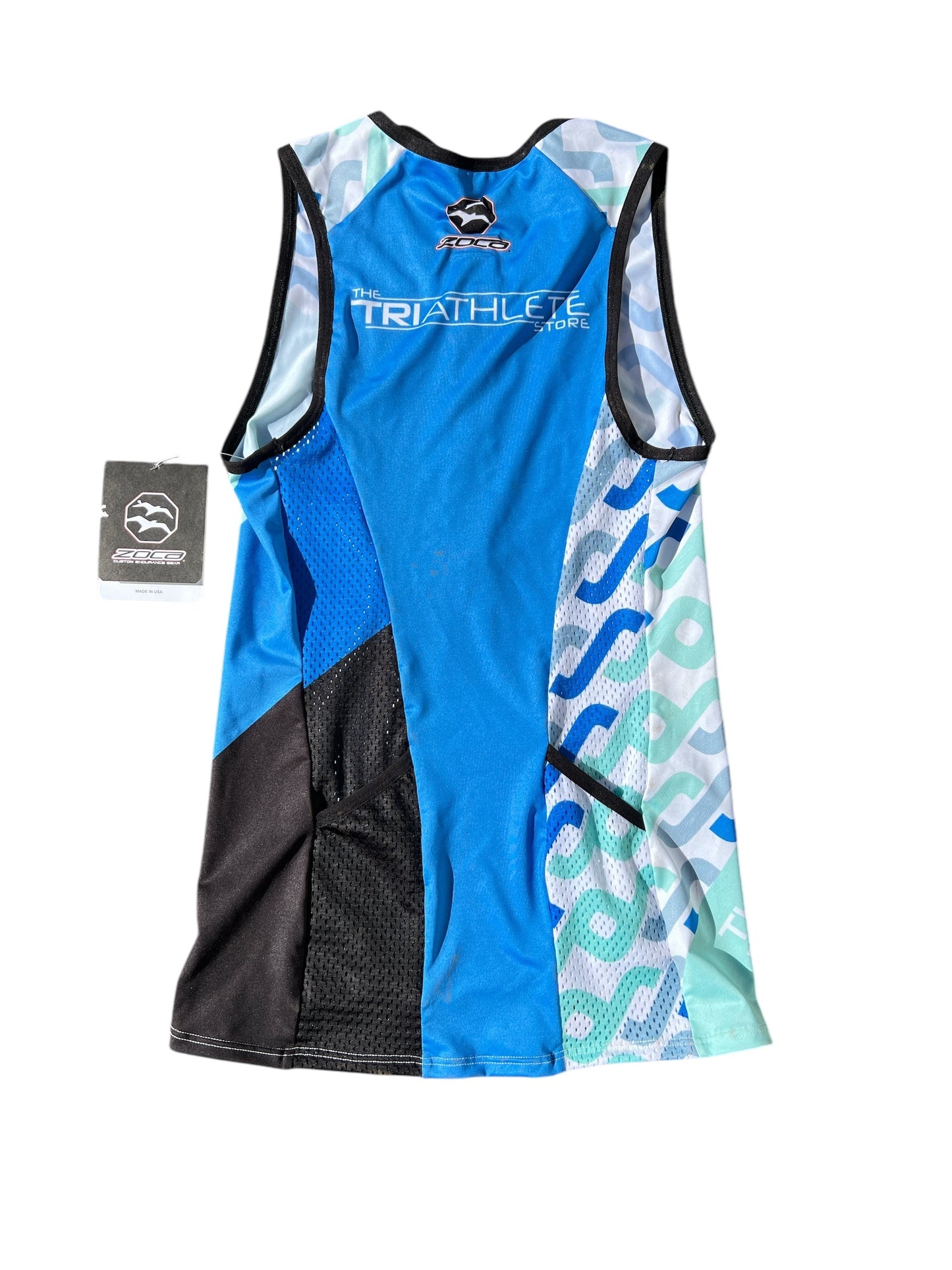 The Triathlete Store Women's Triathlon Singlet, Blue (XS, S)