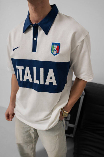 Italy Football T-Shirt - Stylish Tee for Italy National Team Fans