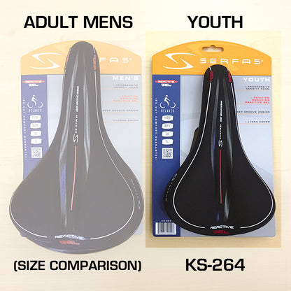 Serfas Youth w/ Lycra Cover Saddle