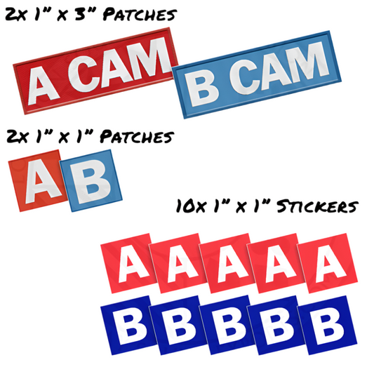 Last Look Labels Camera Patches Package