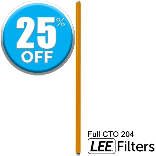 Lee Filters CTO Orange 48" x 25' Gel Roll on 1" Core (Full, Half, Quarter)