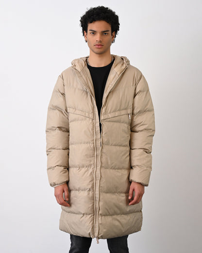 Men's Long Winter Coat – Fleece Lined