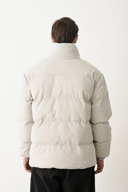Black Quilted Winter Coat