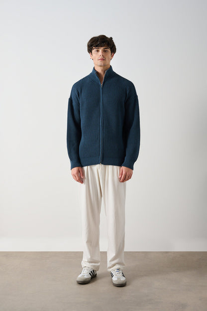 Men's Zippered Thessaloniki Knit Cardigan