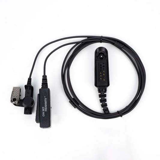 On Set Headsets™️ FilmPro with 6 Pin Motorola M4 Connector (Black)