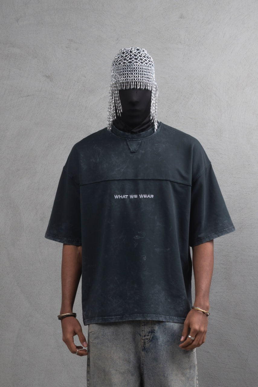 What We Wear Panel Oversize Cotton T-Shirt