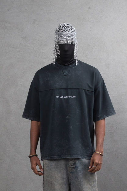 What We Wear Panel Oversize Cotton T-Shirt
