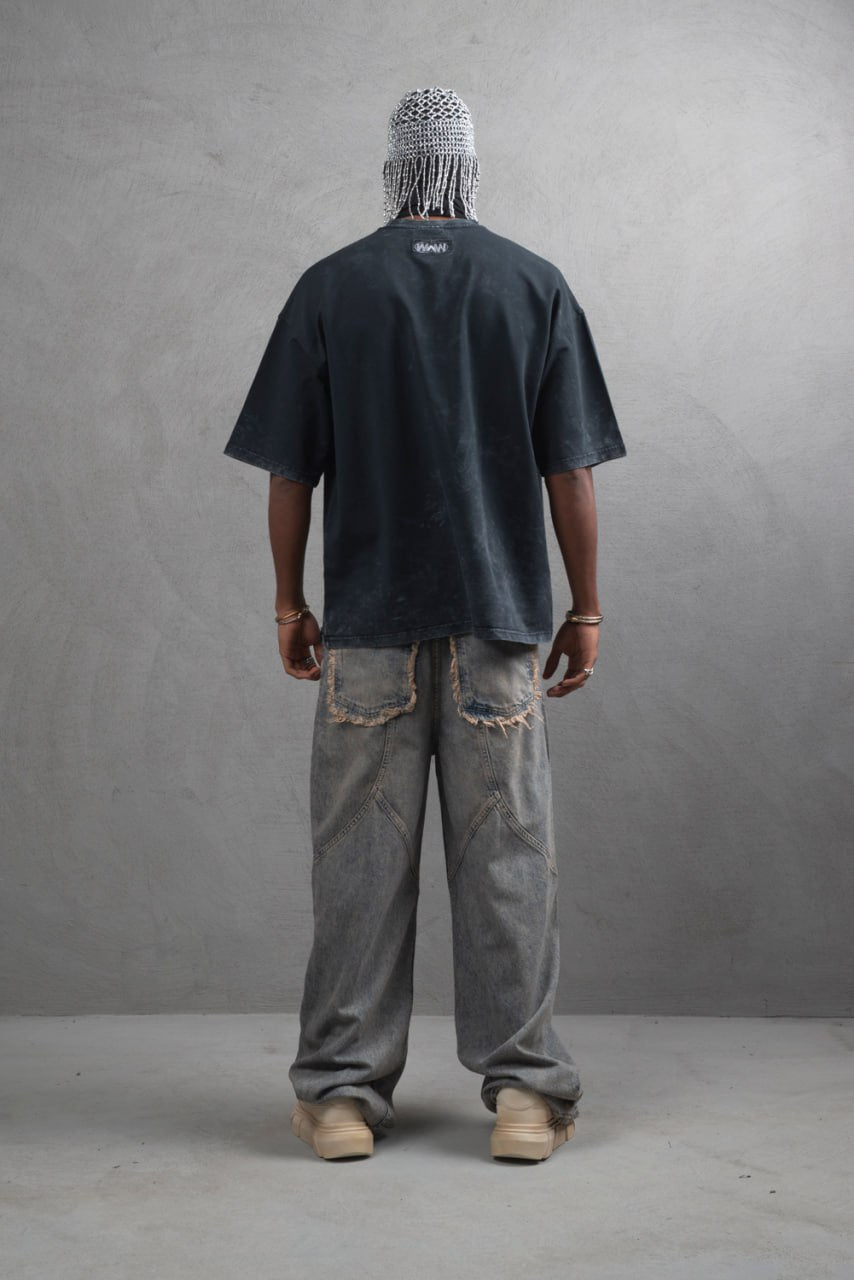 What We Wear Panel Oversize Cotton T-Shirt