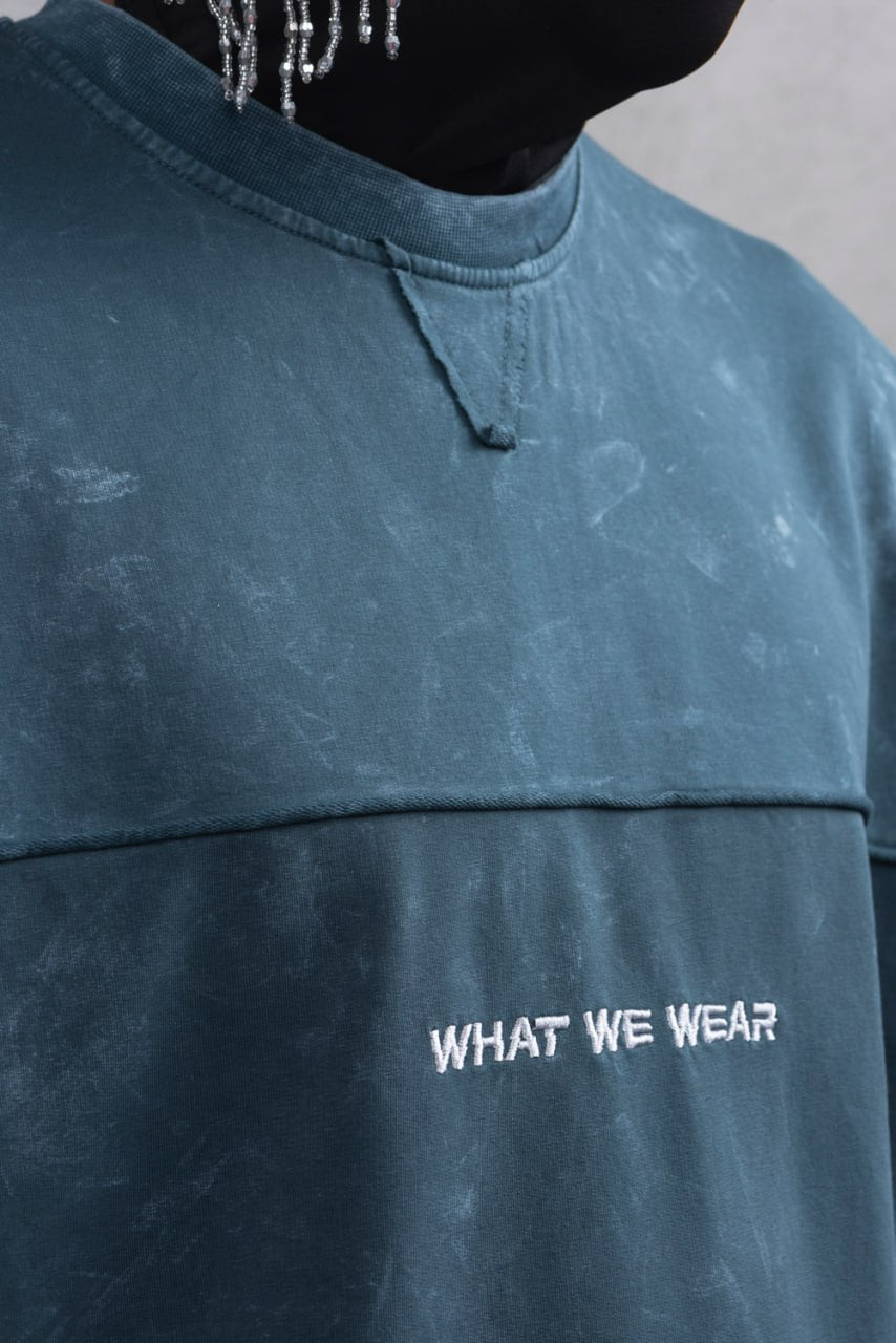 What We Wear Panel Oversize Cotton T-Shirt