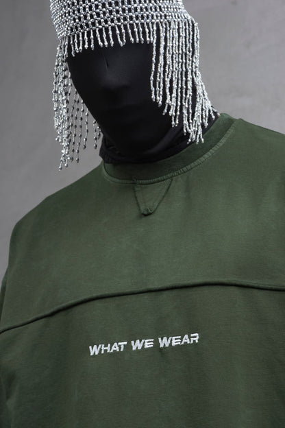 What We Wear Panel Oversize Cotton T-Shirt
