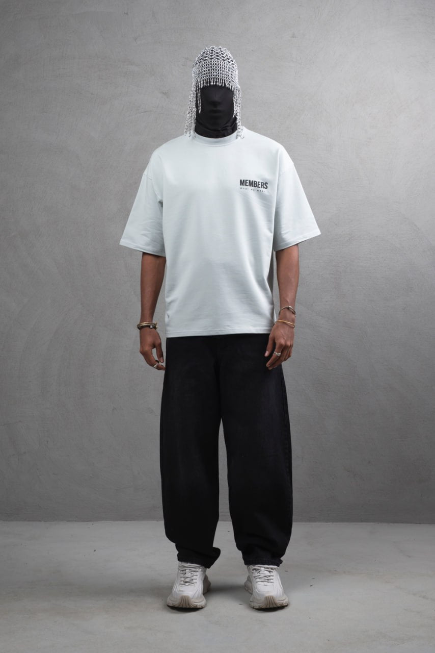 What We Wear MEMBERS Oversize Graphic Cotton T-Shirt – Unisex Streetwear