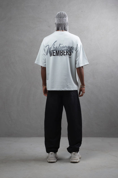 What We Wear MEMBERS Oversize Graphic Cotton T-Shirt – Unisex Streetwear
