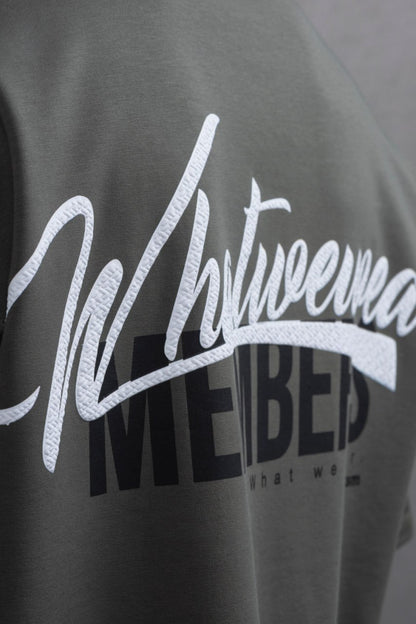 What We Wear MEMBERS Oversize Graphic Cotton T-Shirt – Unisex Streetwear