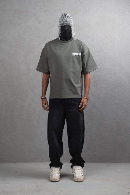 What We Wear MEMBERS Oversize Graphic Cotton T-Shirt – Unisex Streetwear