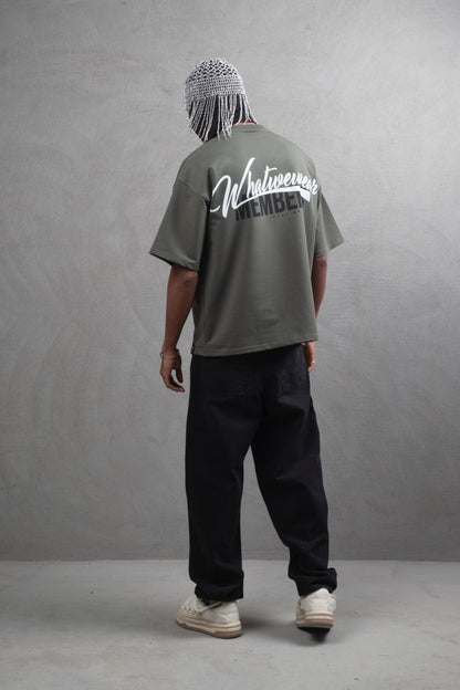 What We Wear MEMBERS Oversize Graphic Cotton T-Shirt – Unisex Streetwear