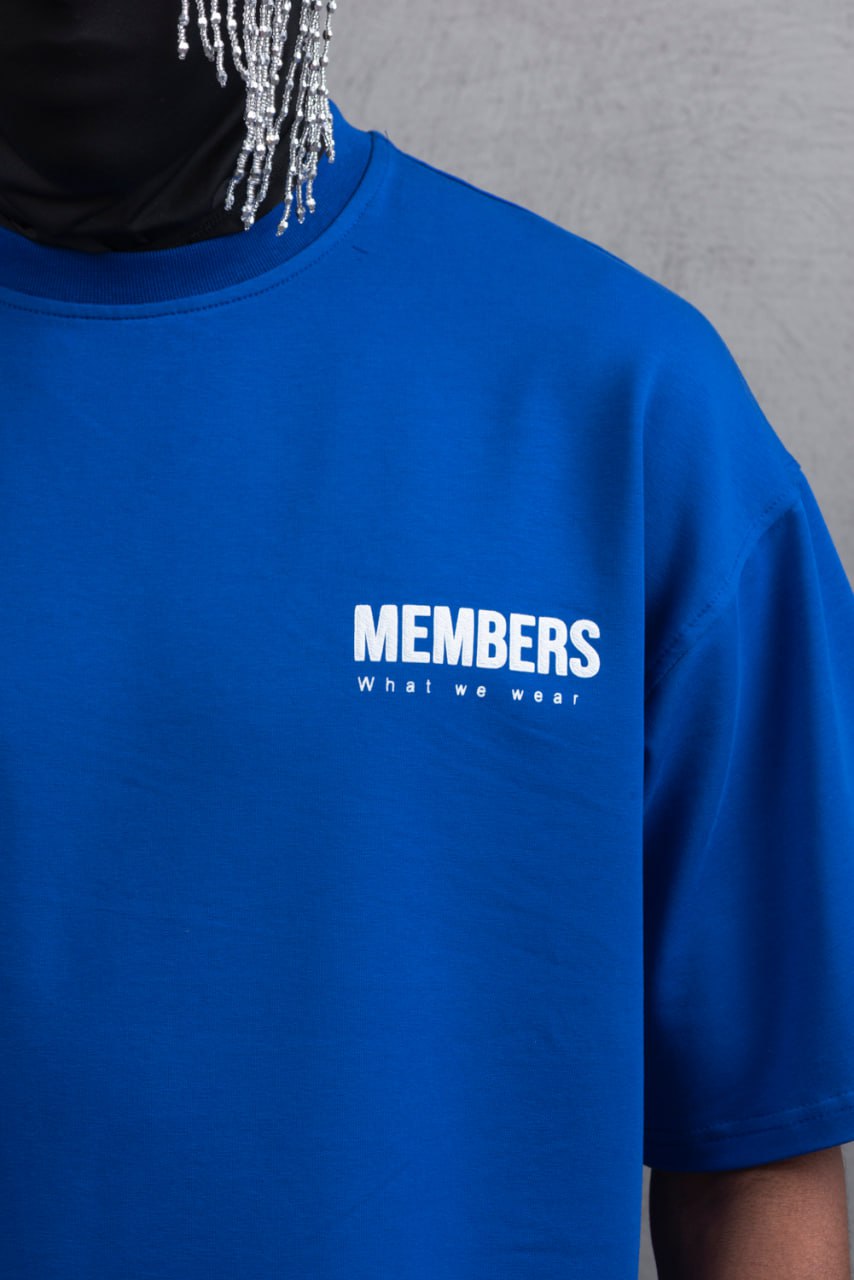 What We Wear MEMBERS Oversize Graphic Cotton T-Shirt – Unisex Streetwear