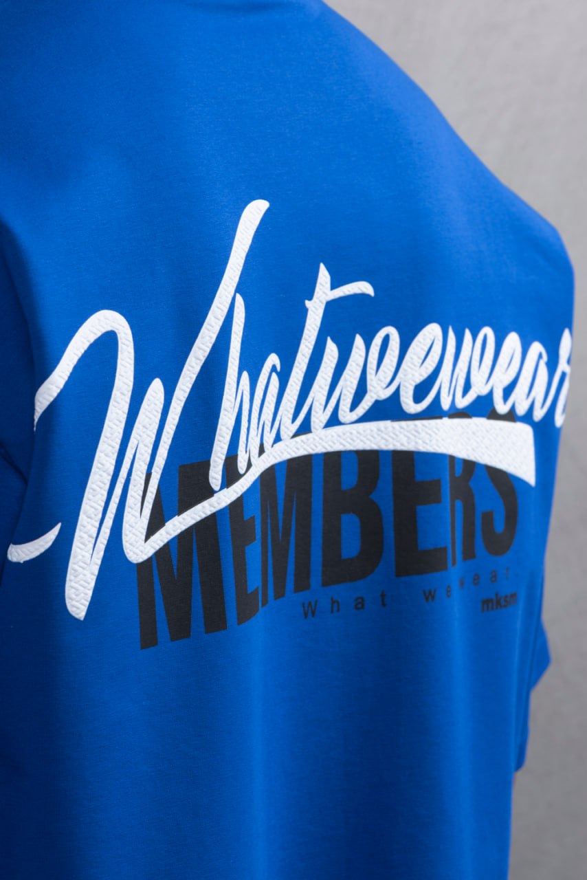 What We Wear MEMBERS Oversize Graphic Cotton T-Shirt – Unisex Streetwear