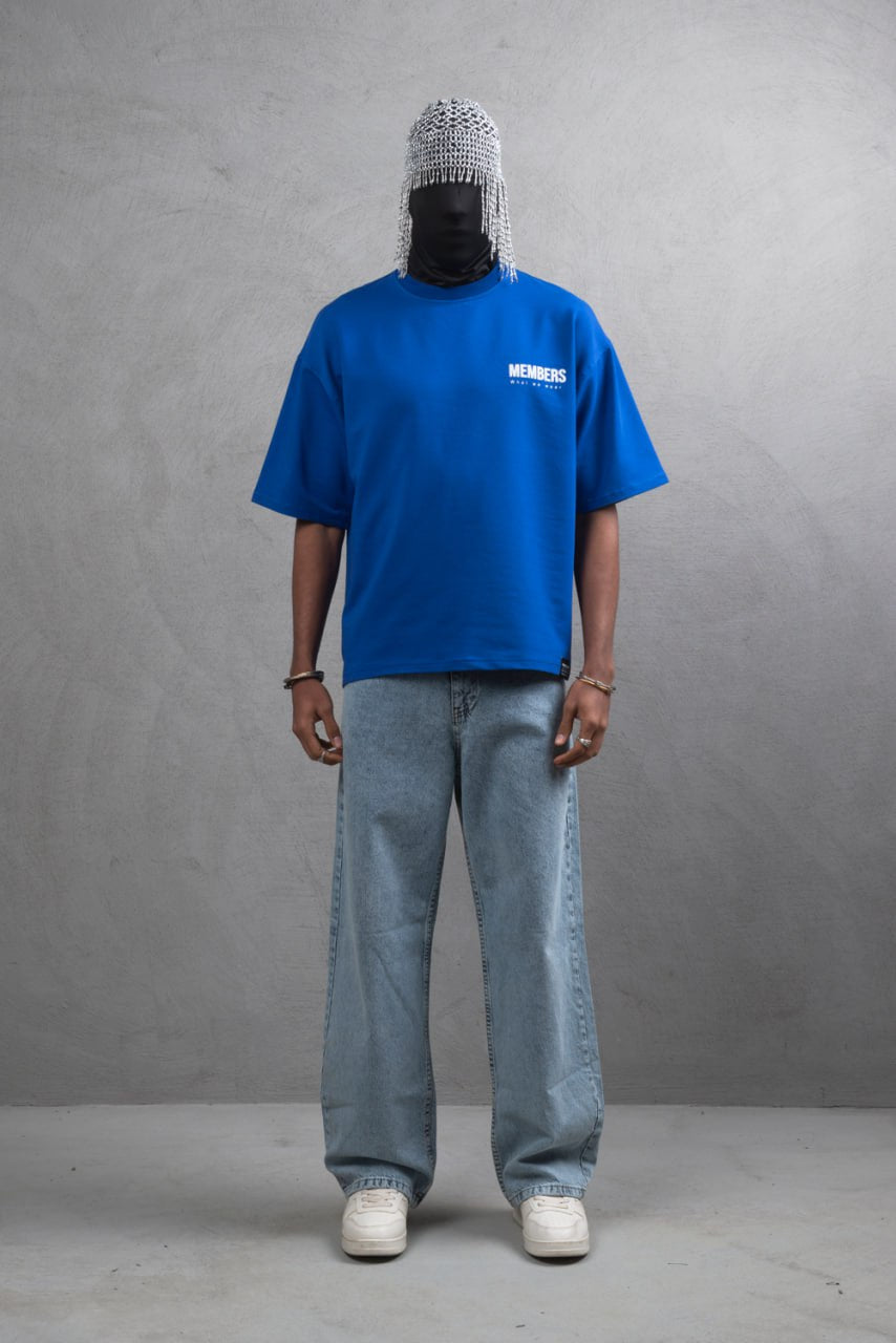 What We Wear MEMBERS Oversize Graphic Cotton T-Shirt – Unisex Streetwear