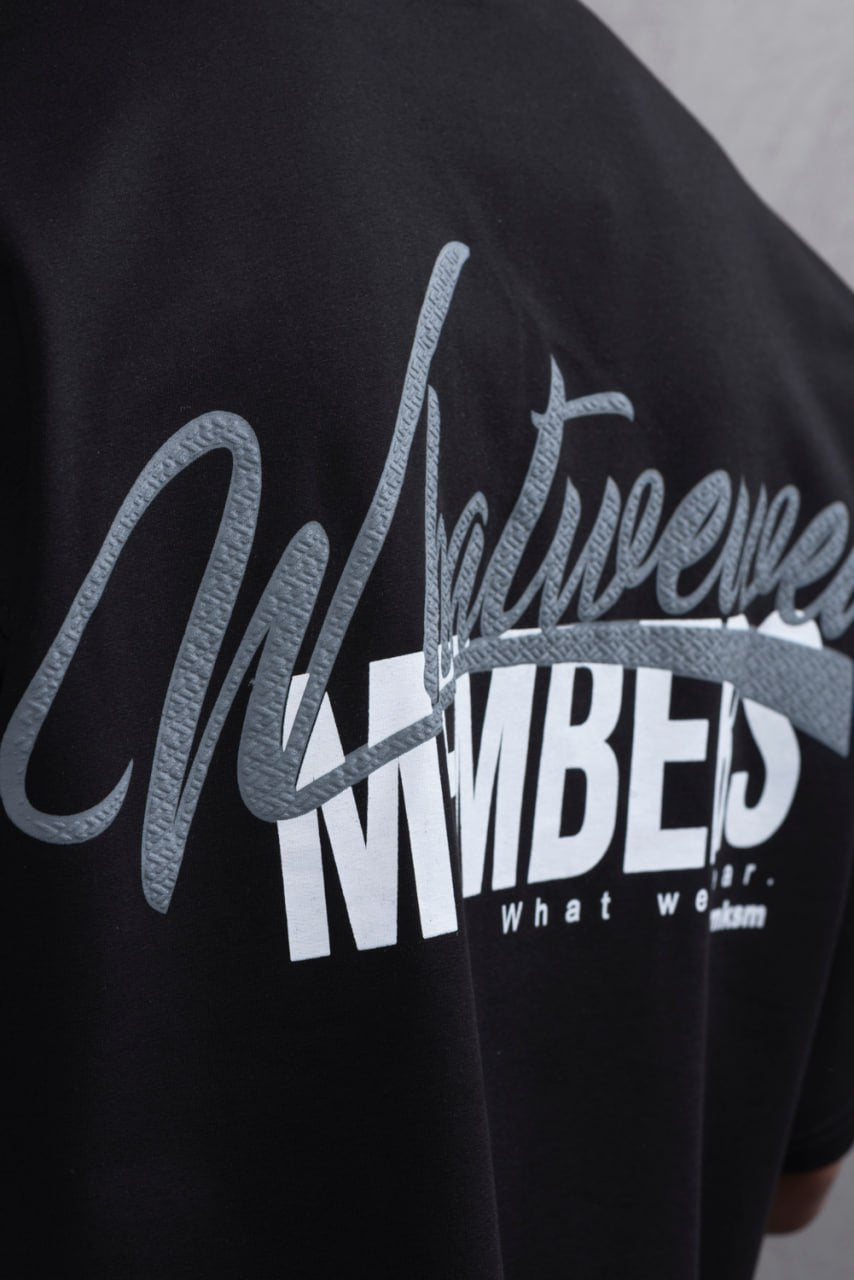 What We Wear MEMBERS Oversize Graphic Cotton T-Shirt – Unisex Streetwear