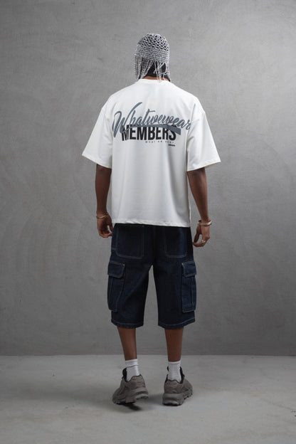 What We Wear MEMBERS Oversize Graphic Cotton T-Shirt – Unisex Streetwear