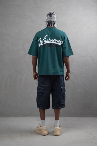 What We Wear MEMBERS Oversize Graphic Cotton T-Shirt – Unisex Streetwear