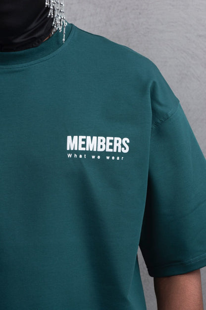 What We Wear MEMBERS Oversize Graphic Cotton T-Shirt – Unisex Streetwear