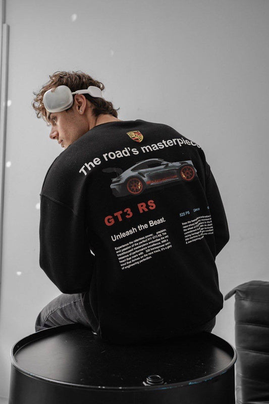 Porsche Printed Oversized Sweatshirt