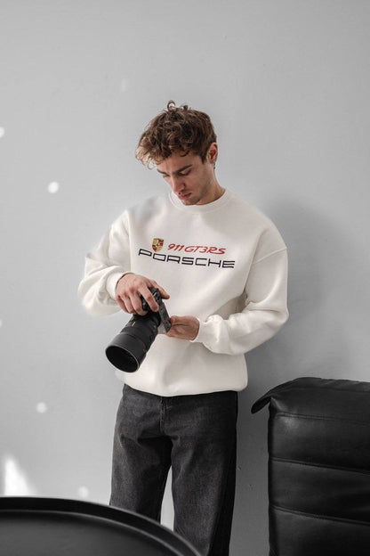 Porsche Printed Oversized Sweatshirt