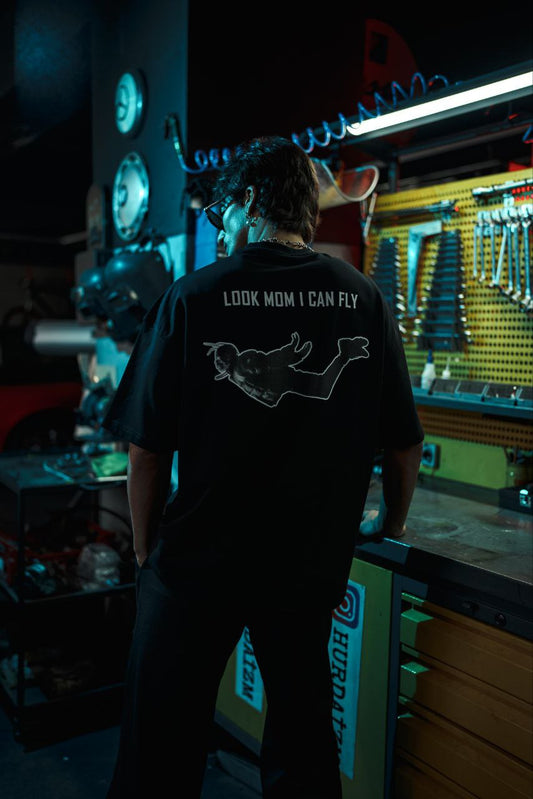 Travis Scott Look Mom I Can Fly Graphic Cotton Tee