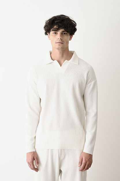 Collared Oversized Knitwear