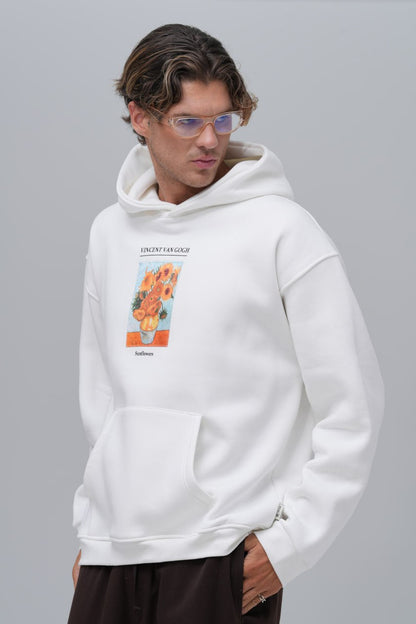 Van Gogh "Sunflowers" Graphic Hoodie