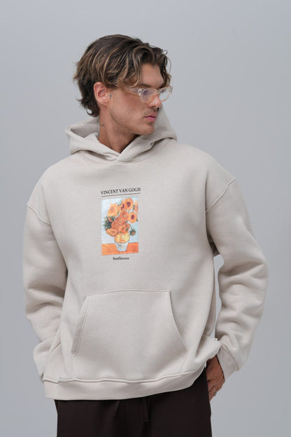 Van Gogh "Sunflowers" Graphic Hoodie