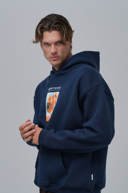 Van Gogh "Sunflowers" Graphic Hoodie