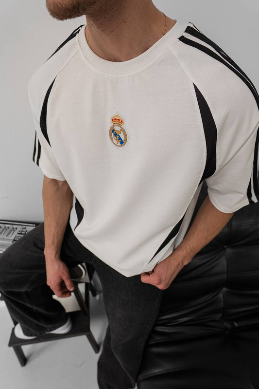Vintage Real Madrid 2006-07 Formotion Training Shirt - Oversized Cotton Football Tee