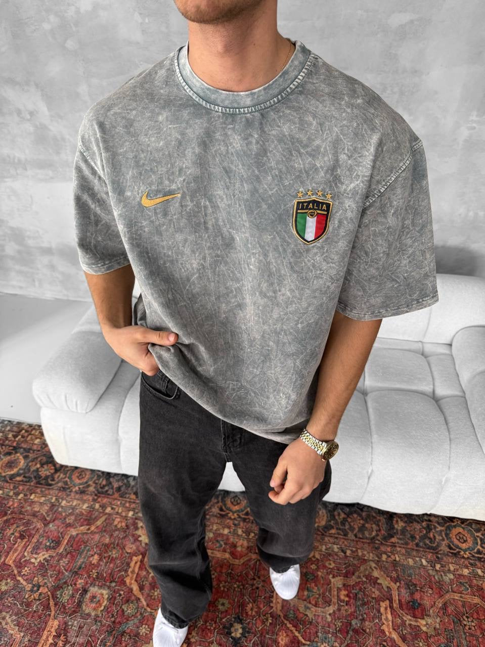 Vintage Italia T-Shirt – Italian Pride Cotton Tee