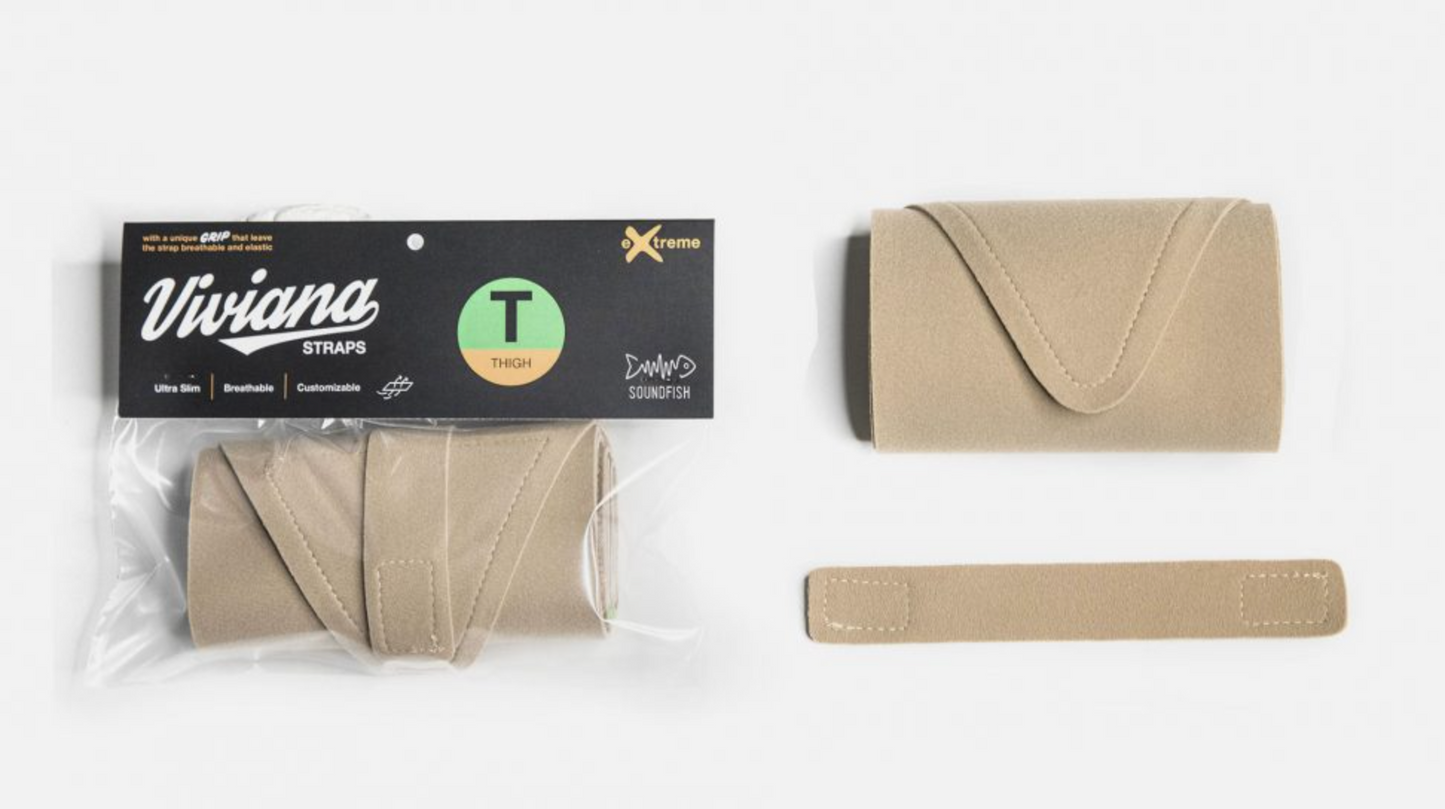 Viviana Extreme Transmitter Thigh Straps (Beige or Black)