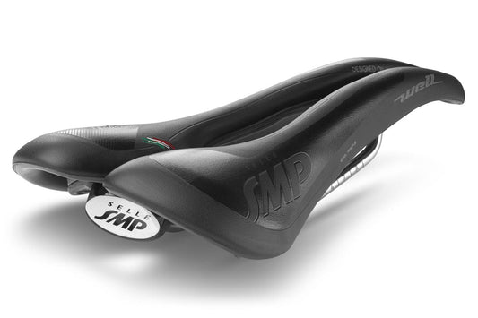 Selle SMP Well Gel Saddle with Carbon Rails (Black)