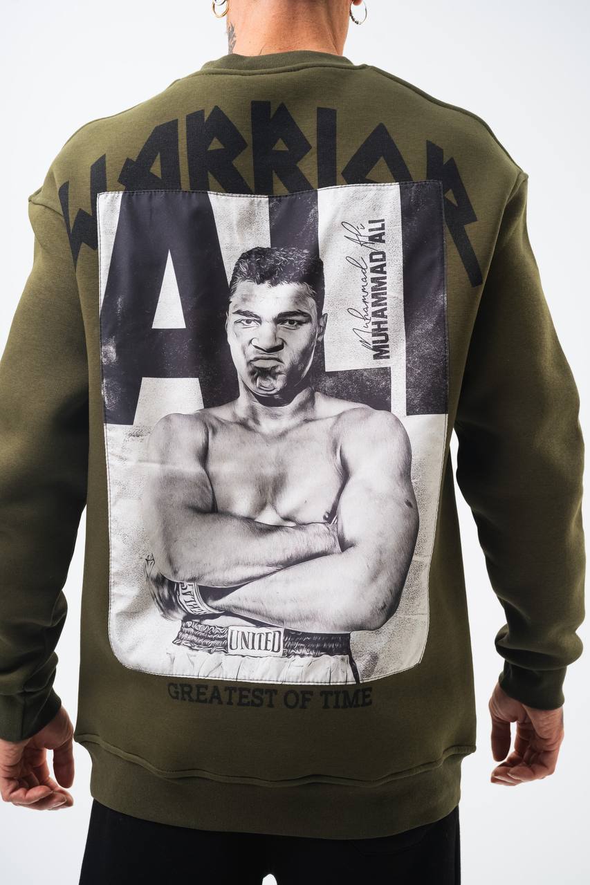 Warrior' Muhammad Ali Sweatshirt: The Greatest of All Time