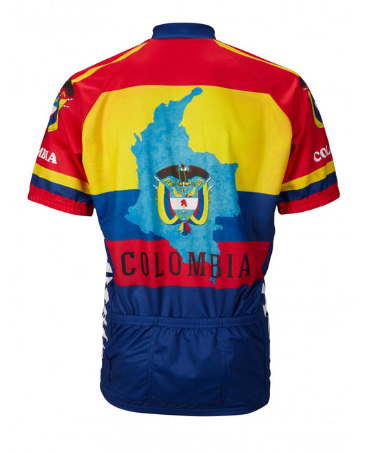 Colombia Men's Cycling Jersey (S, M, L, XL, 2XL, 3XL)