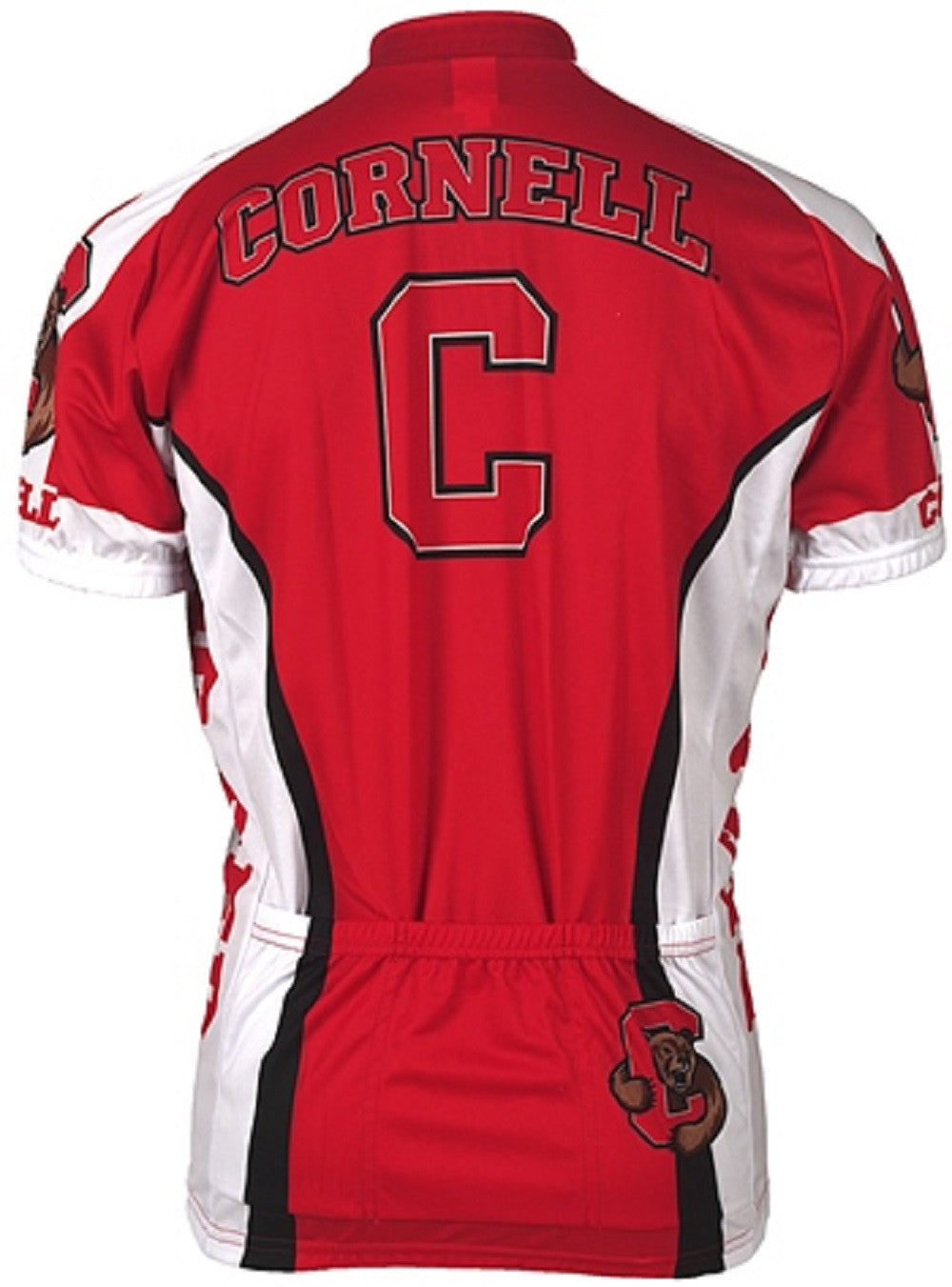 Cornell Big Red Men's Cycling Jersey (S, M, L, XL, 2XL, 3XL)