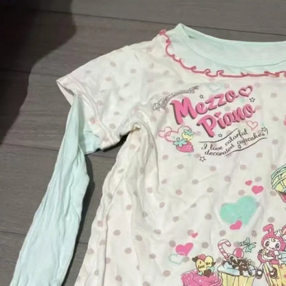Fairy Cartoon Print Casual T-Shirt