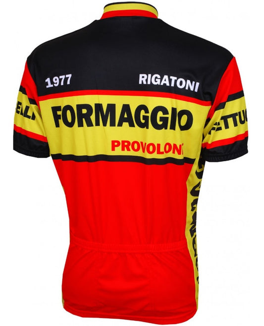Formaggio 1977 Retro Cycling Jersey (S, M, L, XL, 2XL, 3XL)