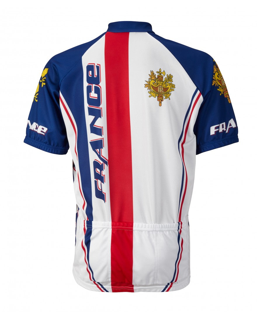 France Men's Cycling Jersey (S, M, L, XL, 2XL, 3XL)