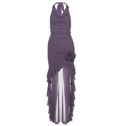 Harajuku Irregular Ruffle Dress