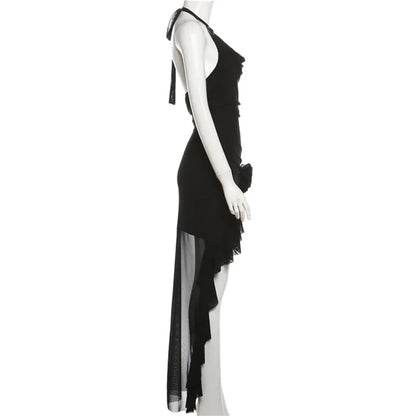 Harajuku Irregular Ruffle Dress