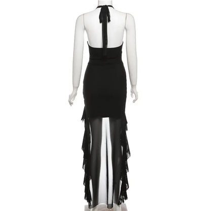Harajuku Irregular Ruffle Dress