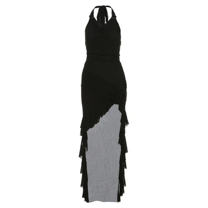 Harajuku Irregular Ruffle Dress
