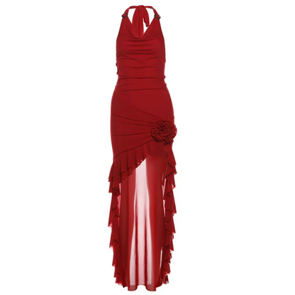 Harajuku Irregular Ruffle Dress